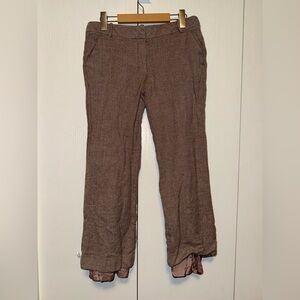 J Crew Favourite Fit Wool Blend herringbone Pants